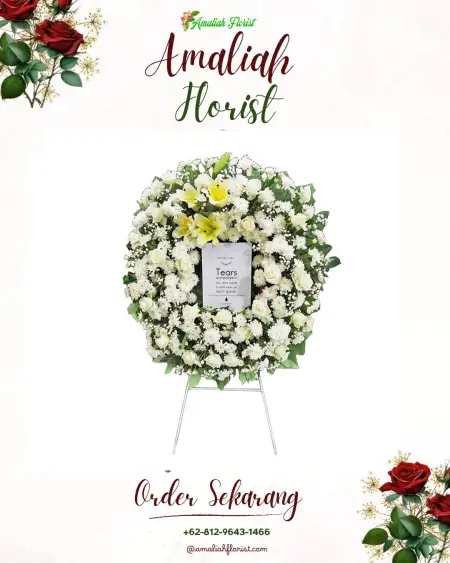 Krans Bunga Duka Sumberrejo